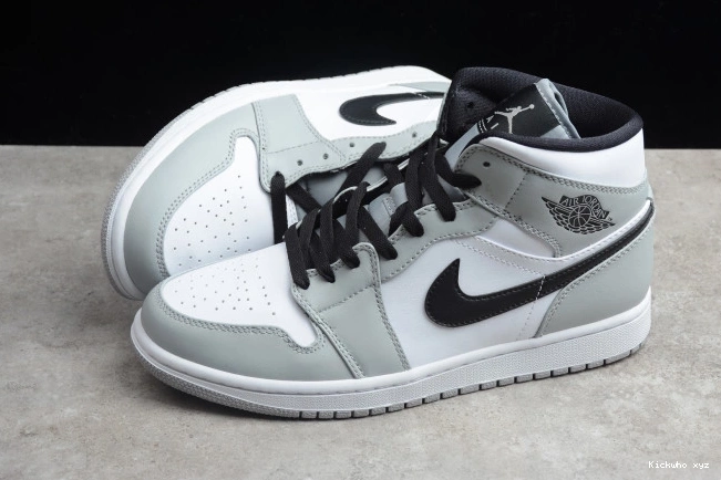 1 Light Jordan Grey Smoke AIR Mid 554724-092 0822